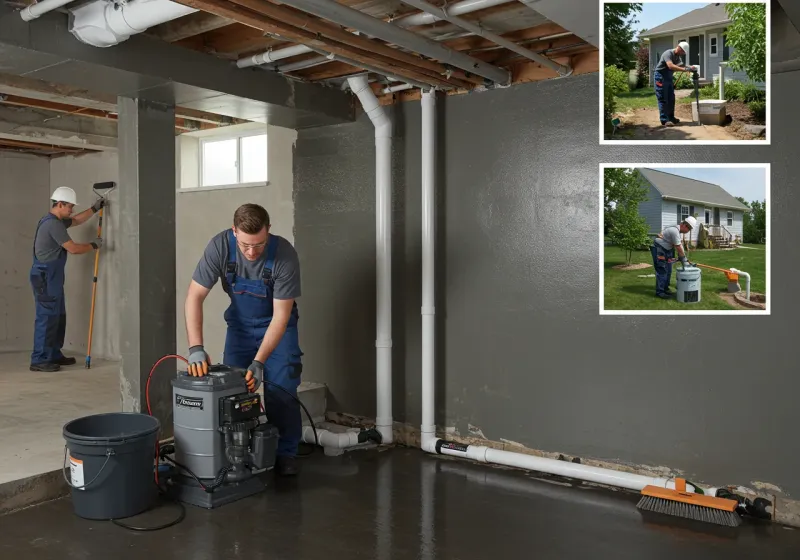 Basement Waterproofing and Flood Prevention process in Edinburgh, IN